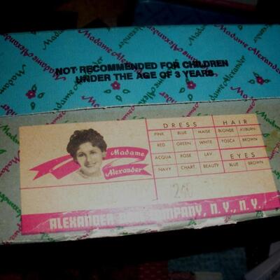 1972 Madame Alexander 12" Pinkie and Blue Boy dolls in original boxes. You get the Pair of them!
