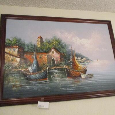 Sailboat Painting