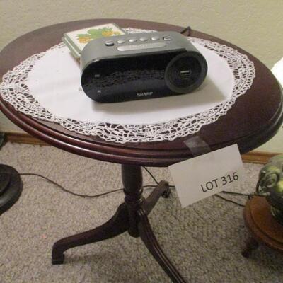Cherry Round Side Table