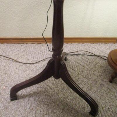 Cherry Round Side Table