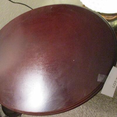 Cherry Round Side Table