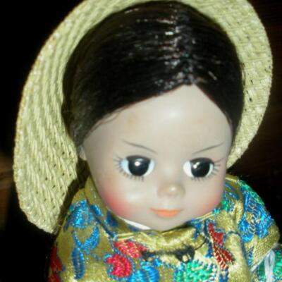Madame Alexander 1974 8" China Doll. Excellent Condition.