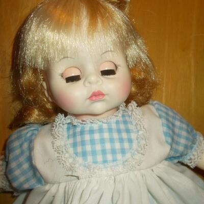 1977 Madame Alexander 14" Blonde Pussycat Doll with working crier! Near mint condition.