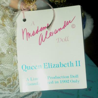 1992 Ltd. Production 8" Queen Elizabeth II Coronation Doll