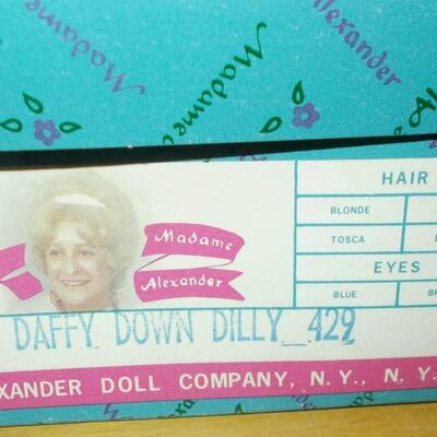 1986 Madame Alexander Down Daffy Dilly 8" doll #429