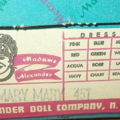 1976 Madame Alexander Mary Mary Quite Contrary