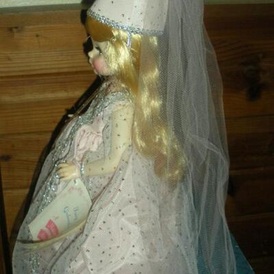1965 Madame Alexander 14" Fairy Godmother #1550 with wrist tag and Wand