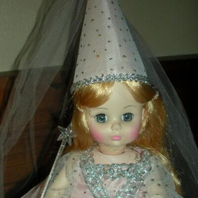 1965 Madame Alexander 14" Fairy Godmother #1550 with wrist tag and Wand