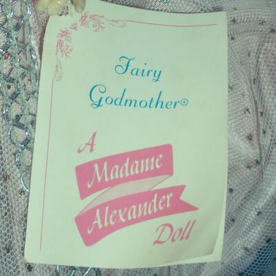 1965 Madame Alexander 14" Fairy Godmother #1550 with wrist tag and Wand