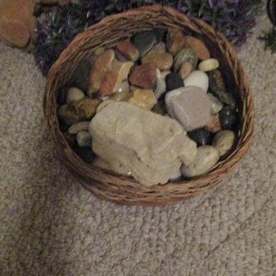 Miscellaneous-- Rocks, Frog, Bench