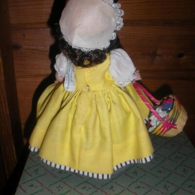 1965 Madame Alexander French Bent Knee 8" doll in original box with black label