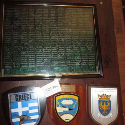 Framed circuit board/Plaques