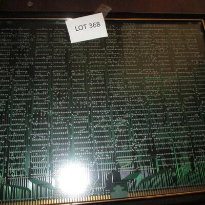 Framed circuit board/Plaques