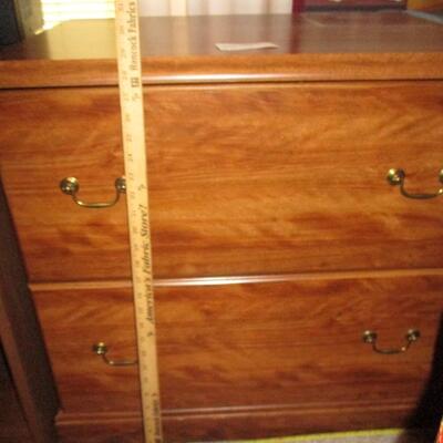 Birchwood Veneer File Cabinet