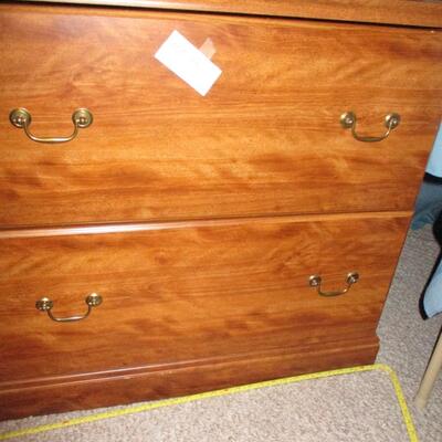 Birchwood Veneer File Cabinet