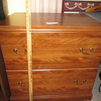 Birchwood Veneer File Cabinet