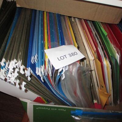 Office Supplies-- Folders