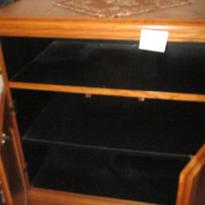 Oak Printer Stand w/swivel top