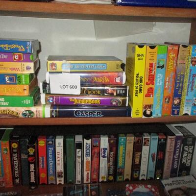 VHS, CD's, DVD