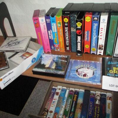 VHS, CD's, DVD