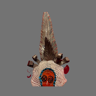 Ridgewalker Designs Piece Honoring the Mardi Gras Indians - 9"