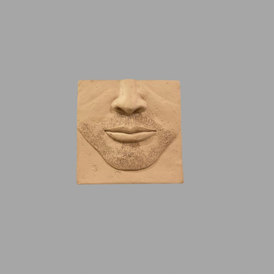 Concrete Mouth Sculpture - 6"