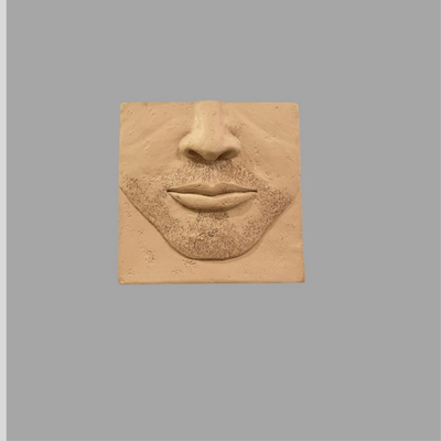 Concrete Mouth Sculpture - 6"