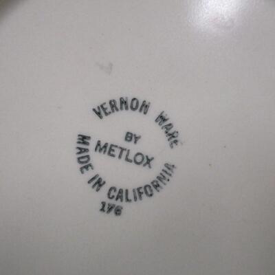 Vernon Ware By Metlox Made In California
