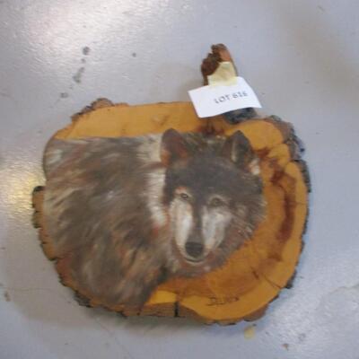 Painted Wold on Petrified Wood