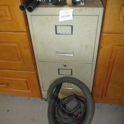 Small Shop Vac/file Cabinet