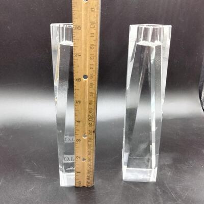 1 - Oleg Casinni Crystal Candlesticks
