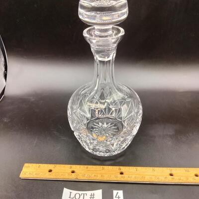 4 - Atlantis crystal decanter