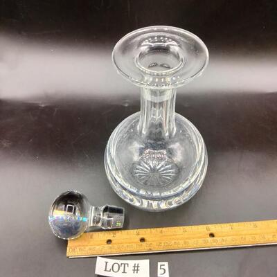 5 - Atlantis crystal decanter