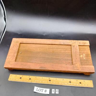 10 - collapsible book rack