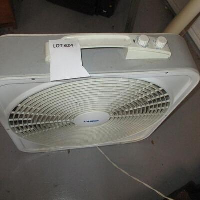 White Lasko Fan