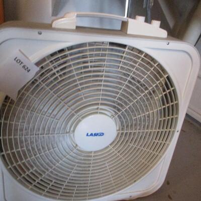 White Lasko Fan