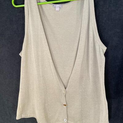 Lot 34  J. Jill Sweater Vest and Sweater