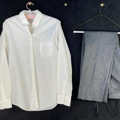Lot 35  Brooks Brothers Blouse and Jones New York Slacks