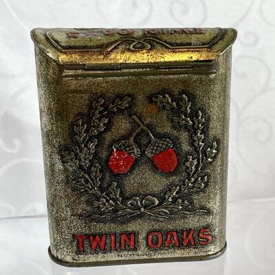 Twin Oaks Tobacco Tin