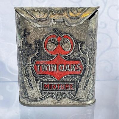 Twin Oaks Tobacco Tin