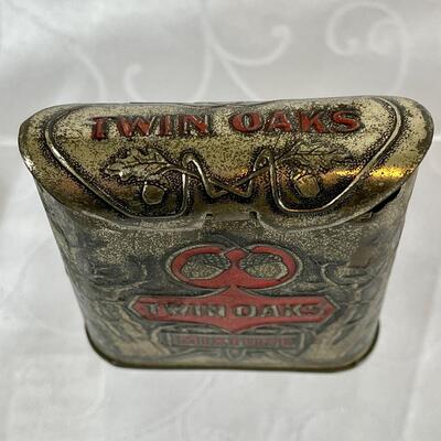 Twin Oaks Tobacco Tin