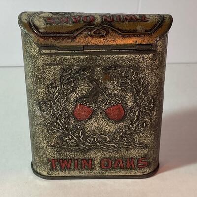 Twin Oaks Tobacco Tin