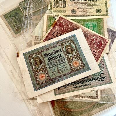 Early 20c German Currency