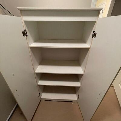 K39-White storage cabinet