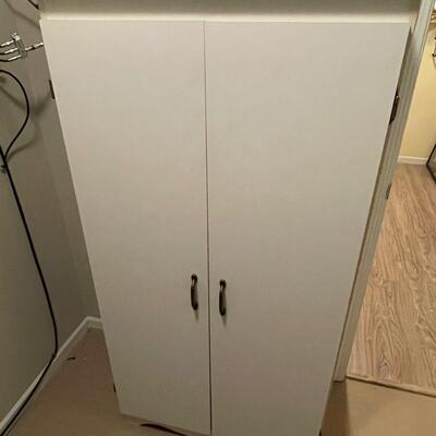 K39-White storage cabinet