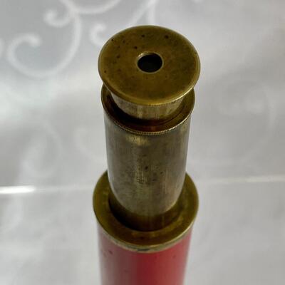 Antique 3-Draw Pocket Brass Telescope