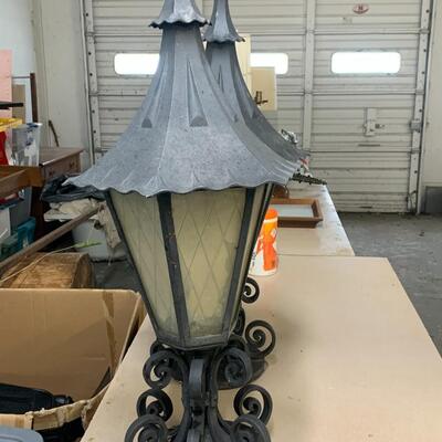 Old Pair vintage pole lights