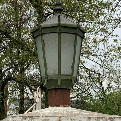 Pair very Large Vintage Pole Lights