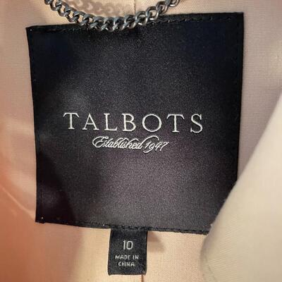 Lot 48  Talbots Raincoat Size 10