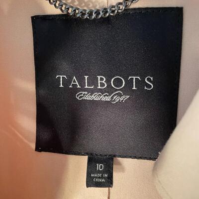 Lot 48  Talbots Raincoat Size 10